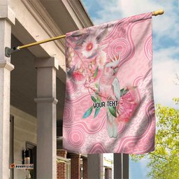 Personalized Pink Galah Fight for Hope and Healing Garden Flag Australias Breast Cancer Awareness LT9