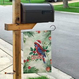 Watercolor Floral Crimson Rosella Garden Flag Its Aussie Christmas Time! LT9