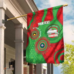 Rabbitohs NAIDOC Week 2026 Personalised Garden Flag 50 Years of Deadly Aboriginal Art LT14