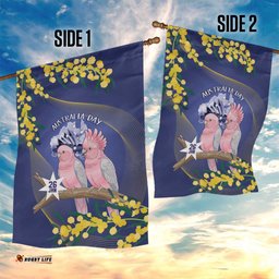 Pink Galah Australia Day Garden Flag 26th January Golden Wattle Flag Color LT14