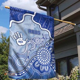 Roos Football Garden Flag Aboriginal Dot Art Pattern DT05