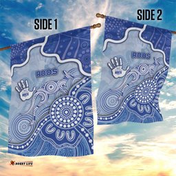 Roos Football Garden Flag Aboriginal Dot Art Pattern DT05