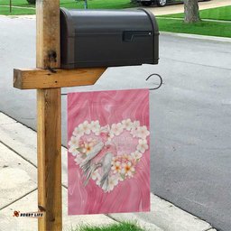 Pink Galah Australia Valentine's Day Garden Flag I Love You With All My Heart LT14