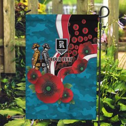Port Power ANZAC Personalised Garden Flag Lest We Forget Poppy Camo LT9