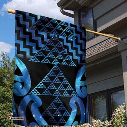 Taniko Motifs Matariki New Zealand Garden Flag NZ Niho Taniwha Poutama LT14