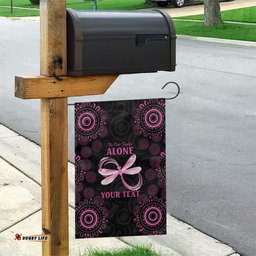 Personalized Pink Dragonfly Aboriginal of Hope Garden Flag Australias Breast Cancer Awareness LT9