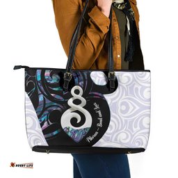 Aotearoa Pikorua Leather Tote Bag NZ Twist - Bond And Love LT14