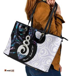Aotearoa Pikorua Leather Tote Bag NZ Twist - Bond And Love LT14