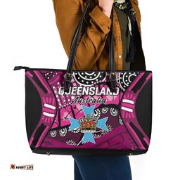 Australia Queensland Audax at Fidelis Leather Tote Bag LT9