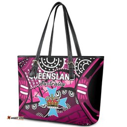 Australia Queensland Audax at Fidelis Leather Tote Bag LT9