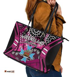 Australia Queensland Audax at Fidelis Leather Tote Bag LT9