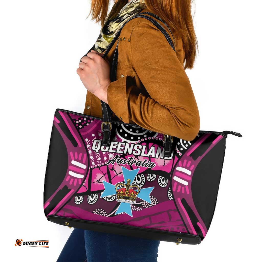 Australia Queensland Audax at Fidelis Leather Tote Bag LT9