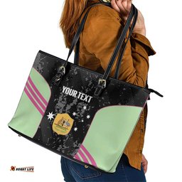 Custom Australia Matildas 2026 Leather Tote Bag Come On Aussie Grunge Style LT14