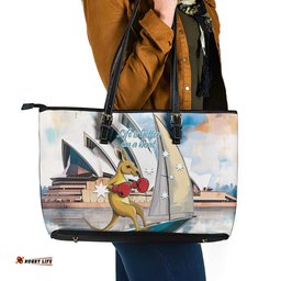 Australia Sailing Leather Tote Bag Life Is Better On A Boat LT14