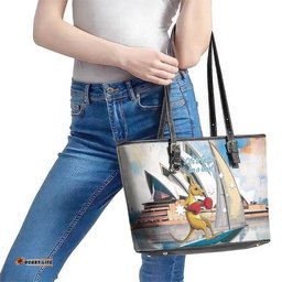 Australia Sailing Leather Tote Bag Life Is Better On A Boat LT14