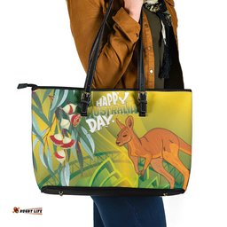 Australia Day Special Leather Tote Bag LT7