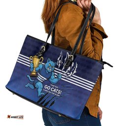 Personalised Geelong Pride Leather Tote Bag Claws Out for Glory LT9