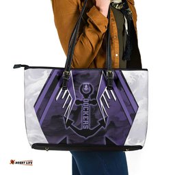 Fremantle Football Leather Tote Bag Dockers Anchor Sporty Style DT05