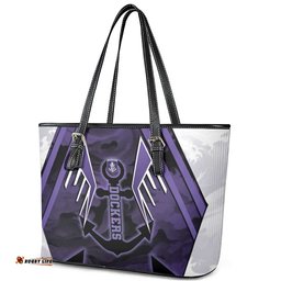 Fremantle Football Leather Tote Bag Dockers Anchor Sporty Style DT05
