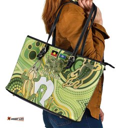 2026 NAIDOC Week 50 Years Deadly Leather Tote Bag Flows of Time LT7