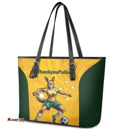 Polkinghorne Australia Matildas Leather Tote Bag 2024 Thank You Polks LT14