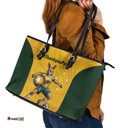 Polkinghorne Australia Matildas Leather Tote Bag 2024 Thank You Polks LT14