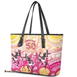 NAIDOC Week 2026 Indigenous Leather Tote Bag LT7