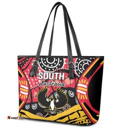 South Australia Festival State Wine State Leather Tote Bag LT9