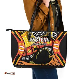 Western Australia Golden State Leather Tote Bag LT9