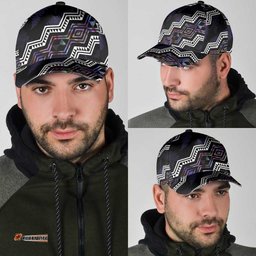Taniko Aotearoa Mix Paua Shell Classic Cap Niho Taniwha Lilac Glitter LT01