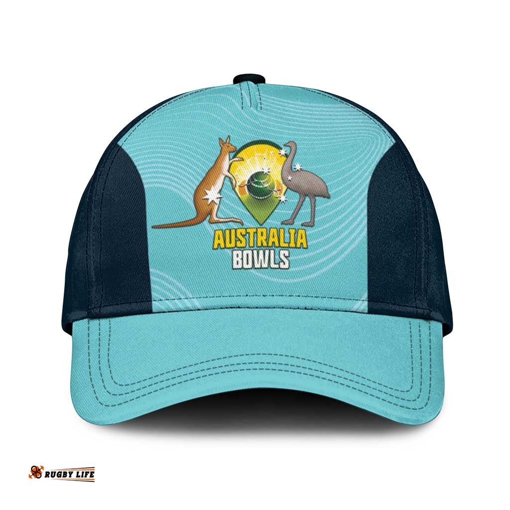 Bowls Australia Classic Cap Teal Color Curve Sporty LT14