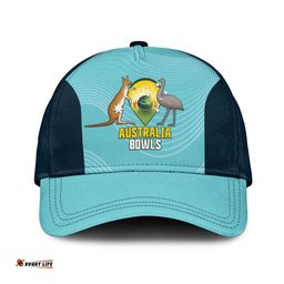 Bowls Australia Classic Cap Teal Color Curve Sporty LT14