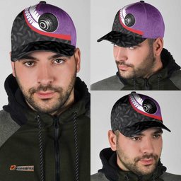 Aotearoa Lawn Bowls Classic Cap Maori and Silver Fern Sporty Style Purple Color LT03