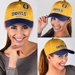 Australian South Australia Lawn Bowls Custom Classic Cap Aussie Minimalist Style LT9