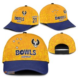 Australian South Australia Lawn Bowls Custom Classic Cap Aussie Minimalist Style LT9