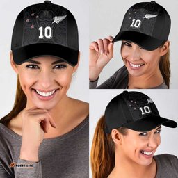 Custom Aotearoa Rugby Classic Cap Fern Blacks-Traditional Maori Motifs Design LT03
