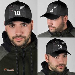 Custom Aotearoa Rugby Classic Cap Fern Blacks-Traditional Maori Motifs Design LT03
