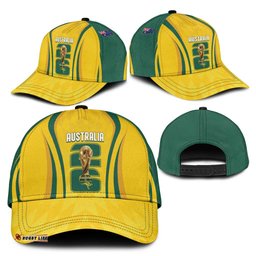 Australia Socceroos Custom Classic Cap 2026 Forever Golden LT7