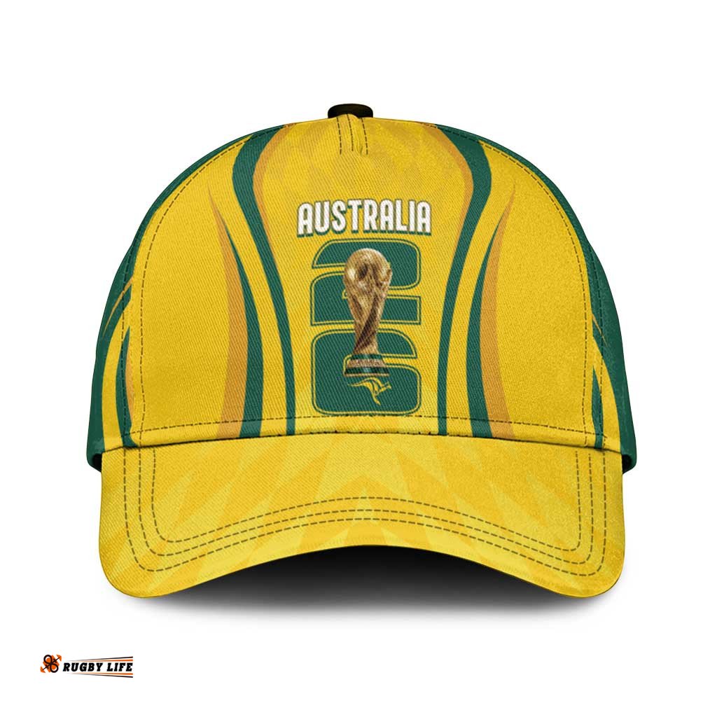 Australia Socceroos Custom Classic Cap 2026 Forever Golden LT7