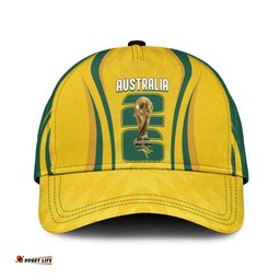 Australia Socceroos Custom Classic Cap 2026 Forever Golden LT7
