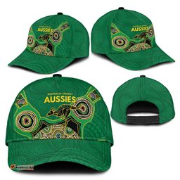 Australia Cricket Spirit 2026 Classic Cap World T20 Edition - Green Aboriginal LT9