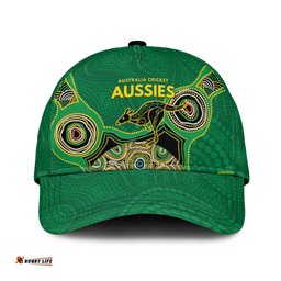Australia Cricket Spirit 2026 Classic Cap World T20 Edition - Green Aboriginal LT9