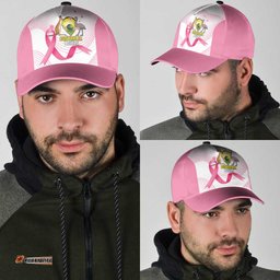 Bowls Australia Breast Cancer Classic Cap Pink Ribbon Curve Sporty LT14