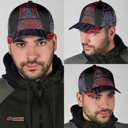 New Zealand Classic Cap Maori Kiwiana Pattern Tukutuku Motif LT9