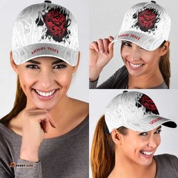 New Zealand Maori Heart Tribal Personalised Classic Cap Polynesian Patterns LT9