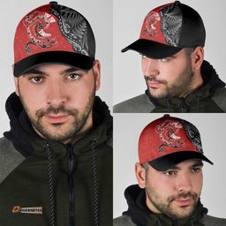 Aotearoa Toitu Te Tiriti Classic Cap Taniwha Tribal Motifs LT03