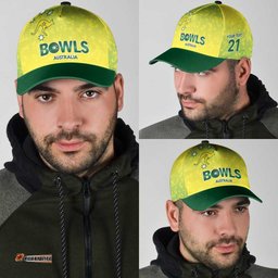 Australian Kangaroo Lawn Bowls Custom Classic Cap Aussie Minimalist Style LT9