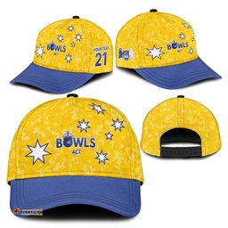 Australian ACT Lawn Bowls Custom Classic Cap Aussie Minimalist Style LT9