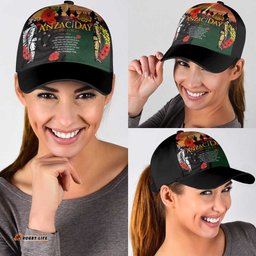 New Zealand and Australia ANZAC Day Classic Cap Lest We Forget Indigenous and Maori Pattern LT03