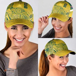 Australia Custom Indigenous Classic Cap WC2026 Socceroos Aboriginal Arts LT7